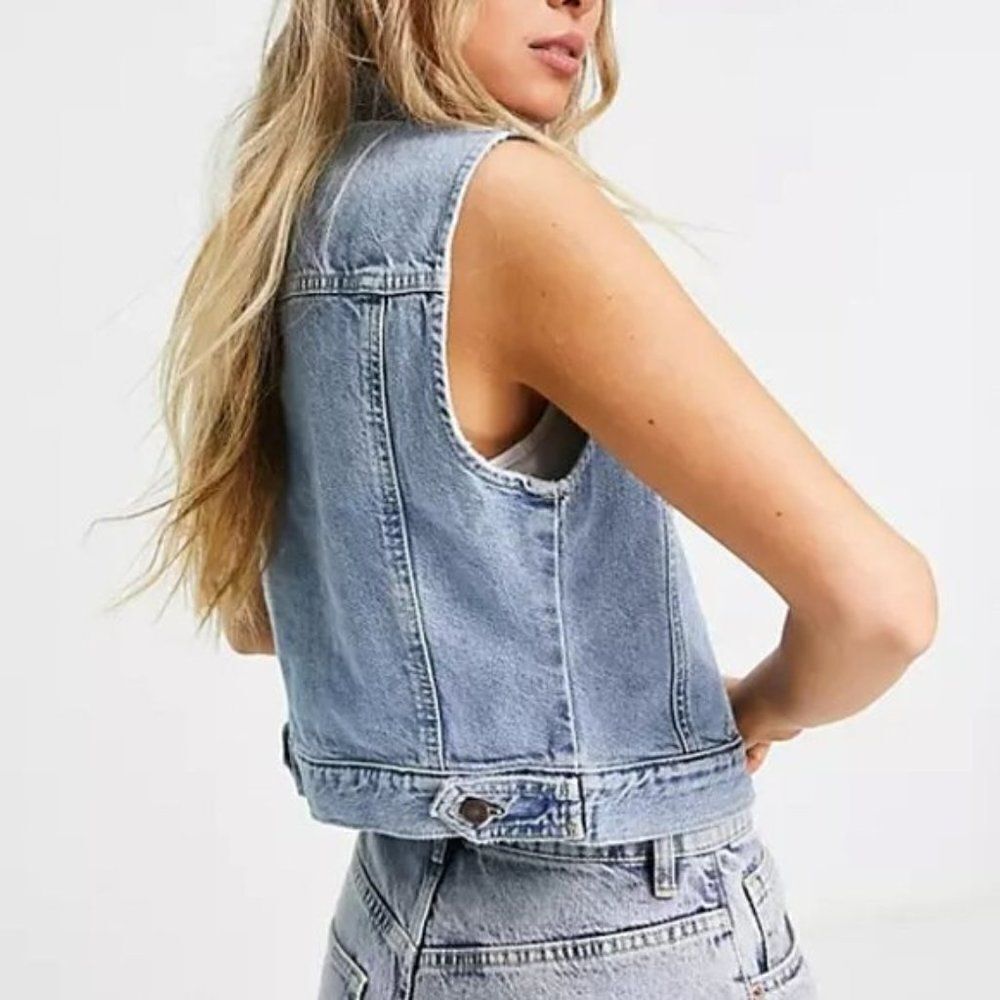 (3/$15) Topshop Denim Vest